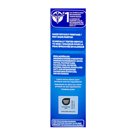 Tampax Pearl Regular Unscented Tampons - 10 ct.