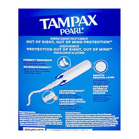Tampax Pearl Regular Unscented Tampons - 10 ct.