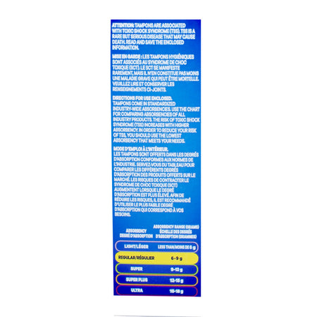 Tampax Pearl Regular Unscented Tampons - 10 ct.