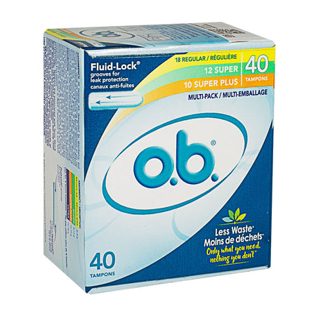 o.b. Multi-Pack ( 18 Regular/ 12 Super/ 10 Super Plus) - 40ct