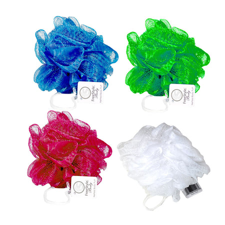 FreeStyle Netted Bath Puff Loofah - Assorted Colors
