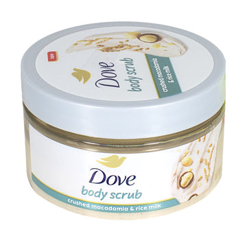 Dove Body Scrub Crushed Macadamia & Rice Milk - 3.5oz.