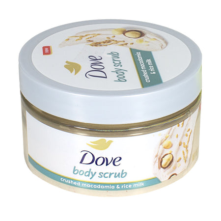 Dove Body Scrub Crushed Macadamia & Rice Milk - 3.5oz.