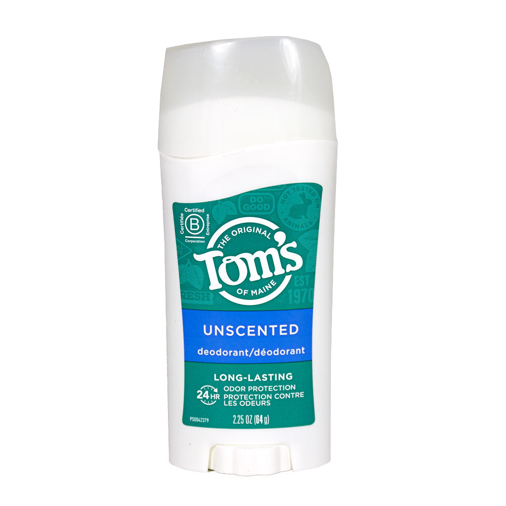 Wholesale Tom's of Maine Original Care Unscented Stick Deodorant 2.25 oz Weiner's LTD