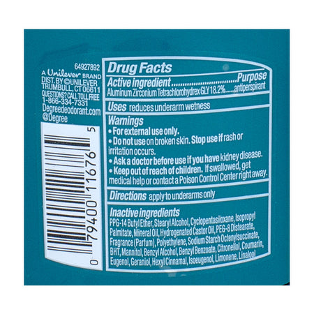 Degree Cool Rush Deodorant - 1.7 oz.