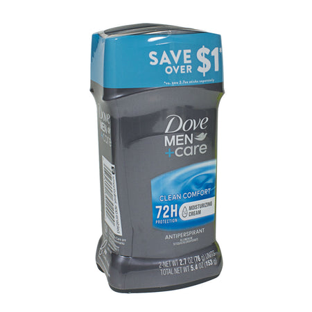DBW - Dove Men + Care Clean Comfort Deodorant 2.7 oz- Twin Pack