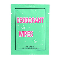 Deodorant Wipes, Individually Wrapped