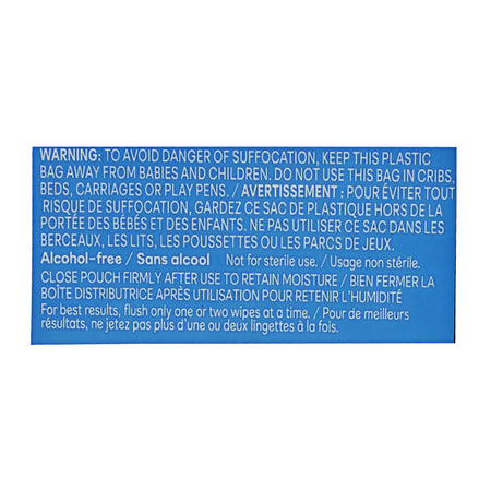 Cottonelle Flushable Moist Wipes - pack of 14