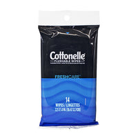 Cottonelle Flushable Moist Wipes - pack of 14
