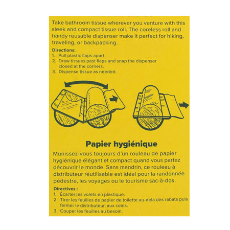 Coghlan's Tissue on the Go With Plastic Dispensers - Pack of 2