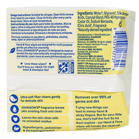 Johnson's Hand & Face Wipes - Pack of 25