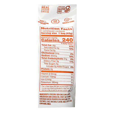 Angie's Boom Chicka Pop White Cheddar Popcorn - 1.5 oz.