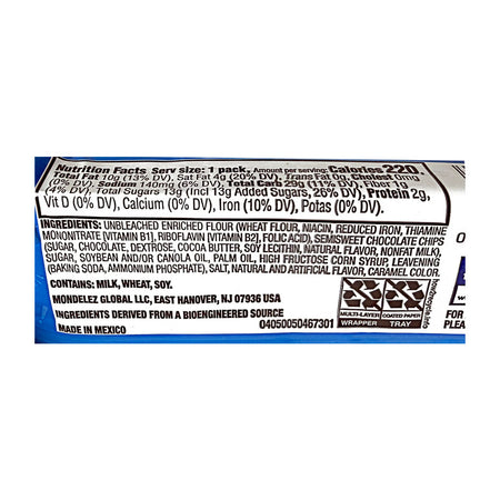 Chips Ahoy Chocolate Chip Cookies - 1.55 oz.