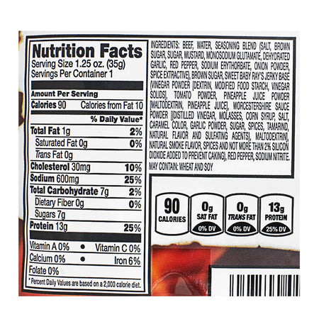 Bridgford Sweet N' Spicy Beef Jerky - 1.25 oz