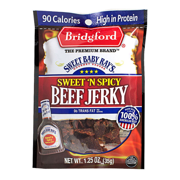 NEW Bridgford Sweet N' Spicy Beef Jerky - 1.25 oz