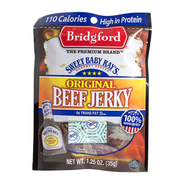 NEW Bridgford Sweet Baby Rays Original  Beef Jerky - 1.25 oz