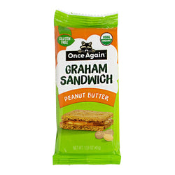 Once Again Gluten Free Organic Peanut Butter Graham Cracker Sandwiches - 1.59 oz.
