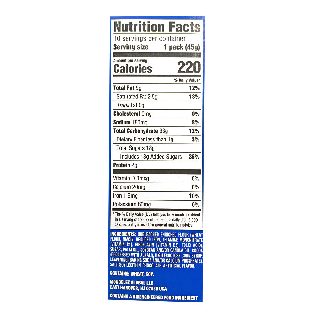 Wholesale Oreo Chocolate Cookies - 1.59 oz. – Weiner's LTD