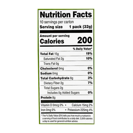 Once Again Unsweetened Organic Creamy Peanut Butter 1.15 oz- 10 Squeeze Packs