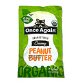 Once Again Unsweetened Organic Creamy Peanut Butter 1.15 oz- 10 Squeeze Packs