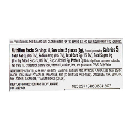 Dentyne Ice Spearmint Gum - 16 Pieces