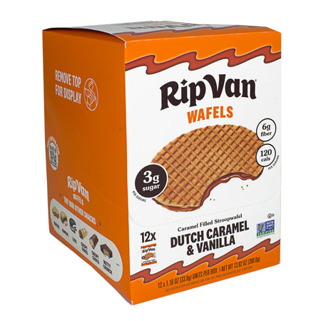 Rip Van Low Sugar Dutch Caramel & Vanilla Wafels- 1.16 oz