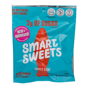 NEW Smartsweets Sweet Fish Gummy Candy - 1.8 oz.