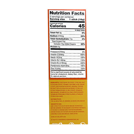 Liquid I.V. Tangerine- 3ct