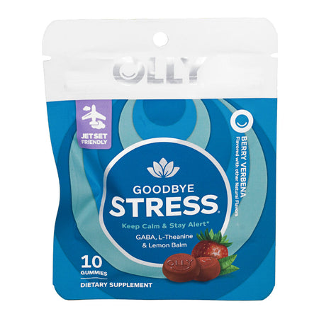 OLLY Goodbye Stress Berry Verbena Gummies - 10 ct.