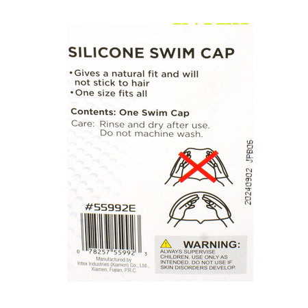 Intex Silicone Swim Cap - Ages 8 and up