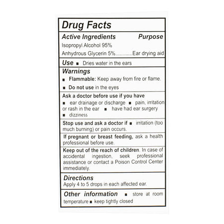 Mack's Dry-n-Clear Ear Drying Drops - 1 oz.