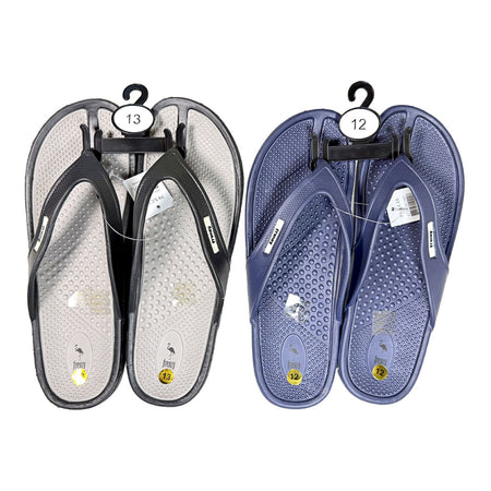 Men's V Heavy Duty Strap Flip Flops - Assorted Sizes & Colors