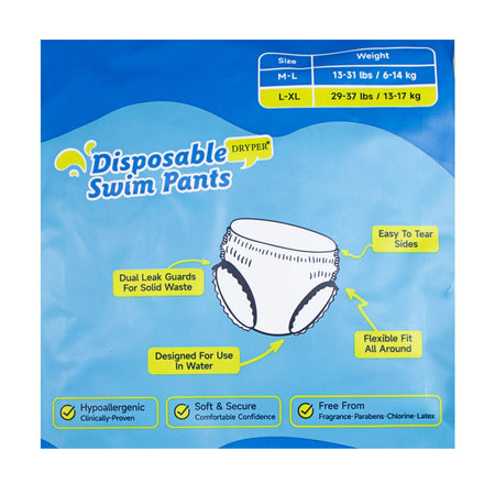 Baby Swimmer Swim Pants L -XL - 3ct.