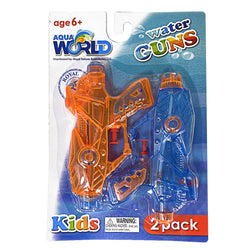 Aqua World Water Guns - Pack of 2