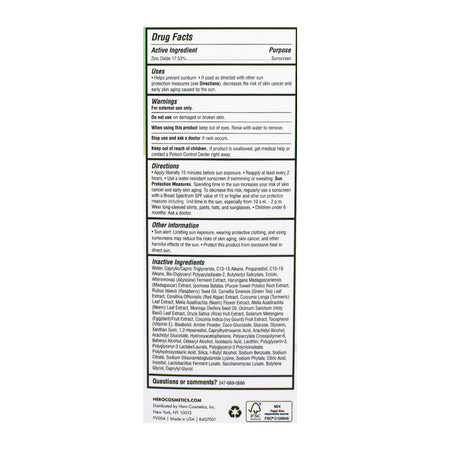 Hero Force Shield Superlight Sunscreen SPF 30 - 1.69 oz