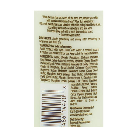 Hawaiian Tropic Lime Coolada After Sun Lotion - 2 oz.