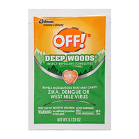 UNAVAILABLE - Off Deep Woods Insect Repellent Towelettes - Pack of 1 Foil Packet