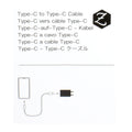 Z Fast Charge Data Cable USC C to C - 3 ft.