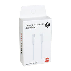 Z Fast Charge Data Cable USC C to C - 3 ft.