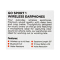 Wiresage Go Sport 1 Bluetooth Earphone