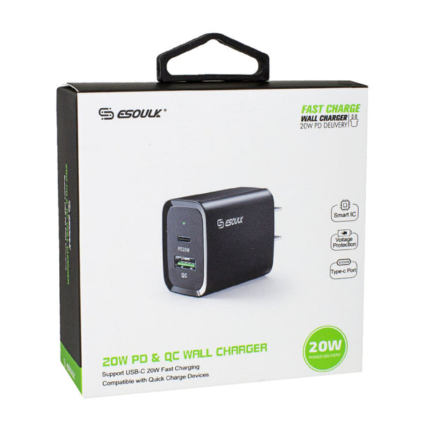 NEW Esoulk PD + QC  Wall Charger- 20 W