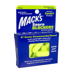 Mack's Snore Blockers Extreme Comfort Earplugs - 5 pairs