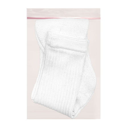 Women's Crew Sport Socks item #82461 - is 1 pair individually bagged and hangable. Item #82461-00 - is a bulk pack of 12 pairs. (not individually bagged or hangable.)