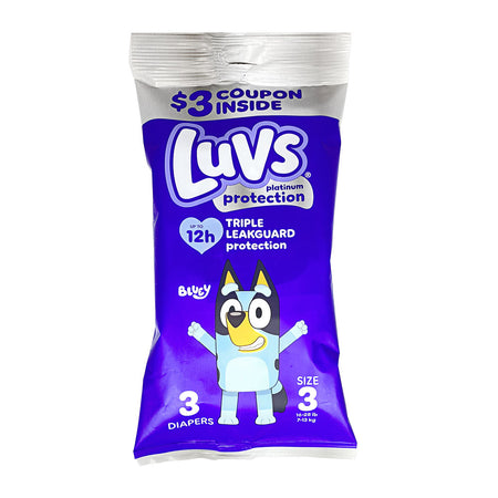 DBM - Luvs Platinum Diapers Size 3 - 3ct