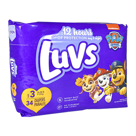 DBM - Luvs Diapers Size 3 - 34 ct.