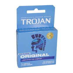 Trojan Enz Lubricated Condoms Box - Box of 3