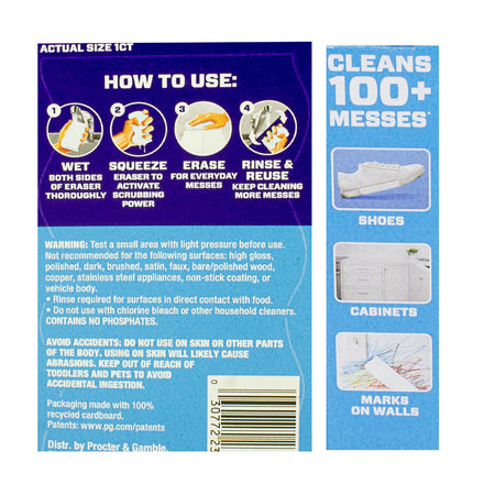 Mr. Clean Classic Magic Eraser - Box of 1 Pad