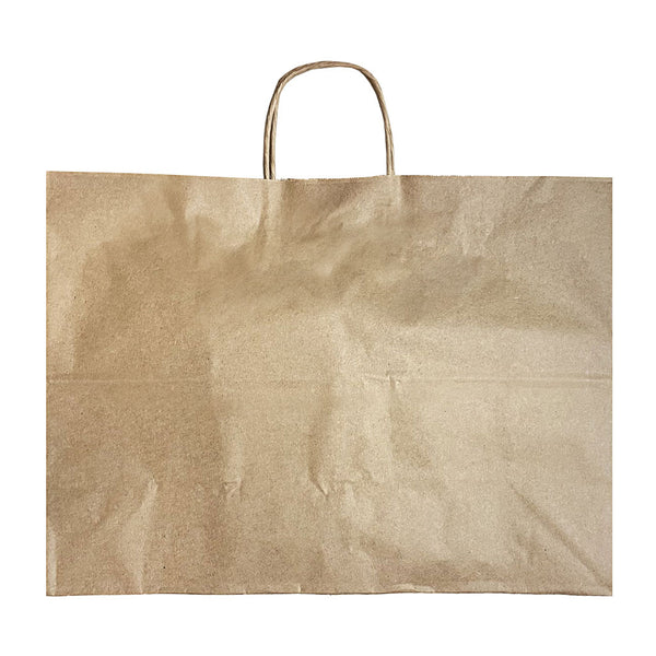 Kraft Paper Shopping Bag 16 x 6 x 12"