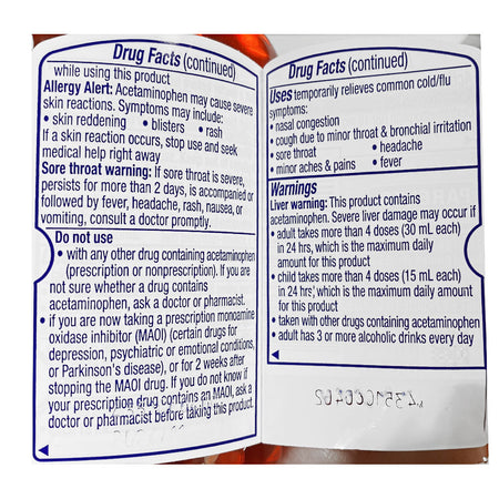 Dayquil Cold & Flu- 4 oz.