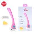Billie Malibu Starter Kit Women Razor - 2, 5-Blade Refills & Magnetic Holder